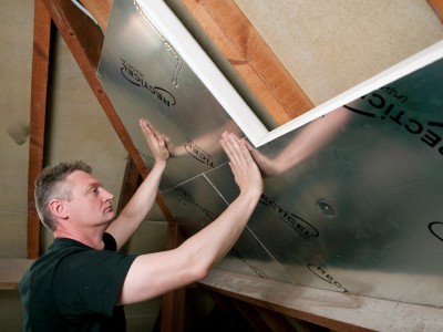 18. Eurowall® isolatieplaten om je hellend dak aan de binnenzijde te isoleren